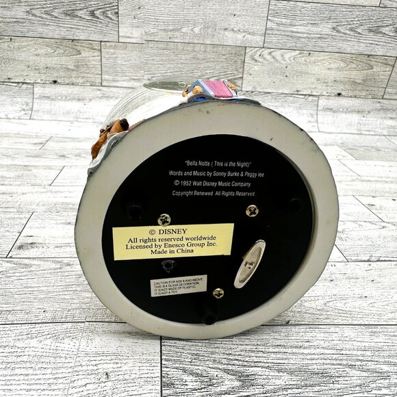 Disney Lady and the Tramp Snow Globe, plays "Bella Notte (This is the Night)" - Picture 8 of 8